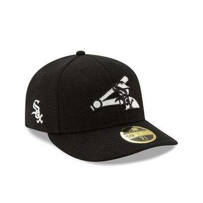 Chicago White Sox Gorra | New Era MLB 2021 Spring Training Low Profile 59fifty Fitted Cap Mexico - Negros